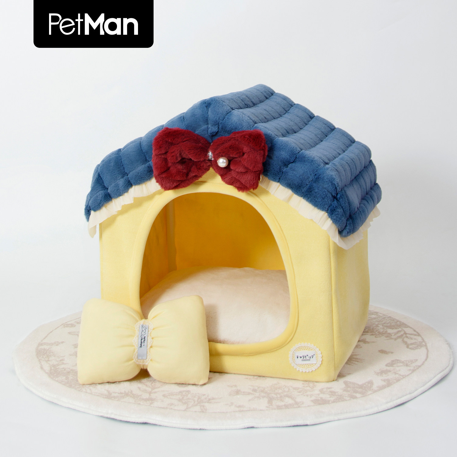 PetMan白雪公主小屋做不漏风的暖暖小棉袄封闭式安全感过冬宠物窝