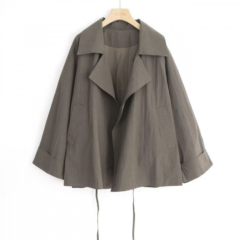 速达衣岩红2025秋季新款风衣