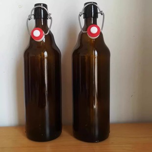 成箱出售.1000毫升卡扣棕色玻璃瓶啤酒瓶.空瓶汽水瓶饮料瓶红酒瓶