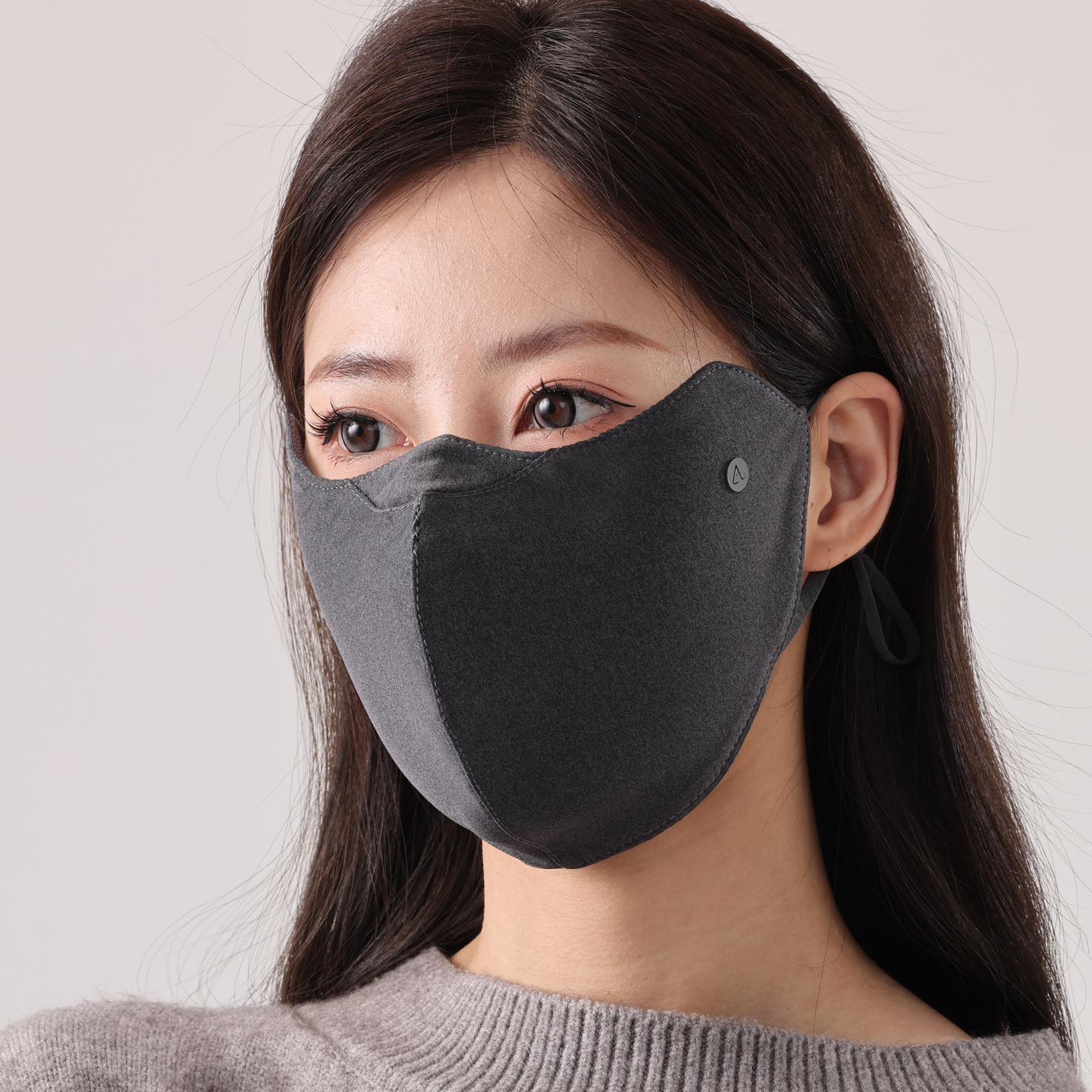 秋冬季口罩加大保暖护眼角防寒成人高颜值黑色男女3d立体防风加厚