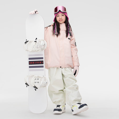 女童滑雪服套装夹棉加厚防水防风