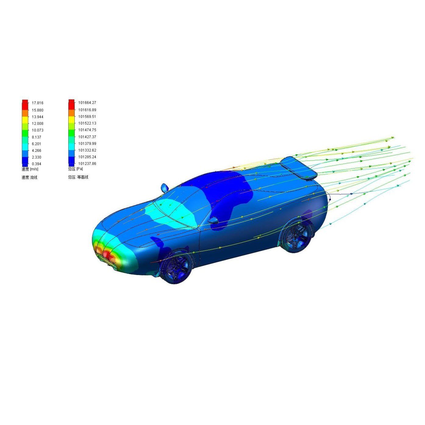 代做Solidworks有限元分析CAE仿真仿真ansys静力fluent热流固耦合