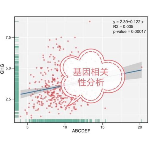 曲线拟合直线拟合数据分析相关性分析生信医学R语言画图