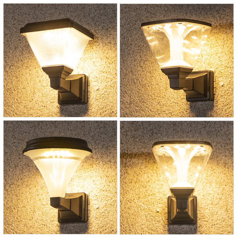 宏迪莱太阳能庭院户外防水别墅花园壁灯阳台公园大门氛围装饰墙灯