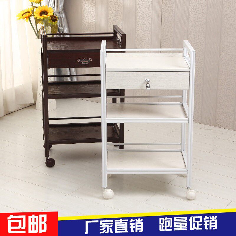 高档欧式美容车美容院推车精品置物架理发店美发工具车发廊手推车