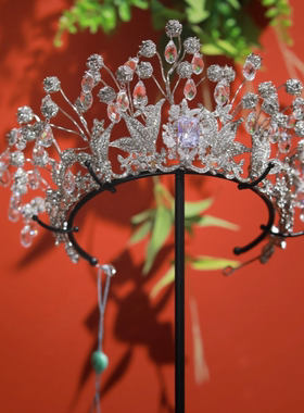 ETE正品新款灵动款合金百搭减龄皇冠发饰气质奢华甜美公主冠17595