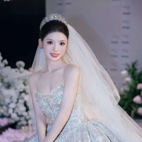 正品ETE新款新娘皇冠头饰水钻超闪高级婚纱礼服配饰18180