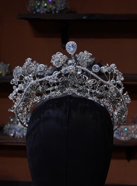 ETE新款皇冠新娘头饰ins风婚嫁配饰17950设计感高级发饰