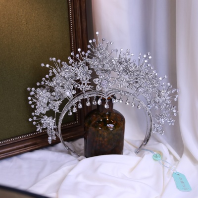 ETE正品新款圣女冠高级灵动皇冠发饰气质百搭合金新娘饰品17690