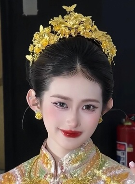 中式富贵金色高级感...