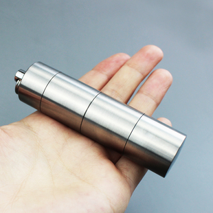 纯钛户外密封急救便携防水仓药瓶分格防水防潮小药盒随身外出创意