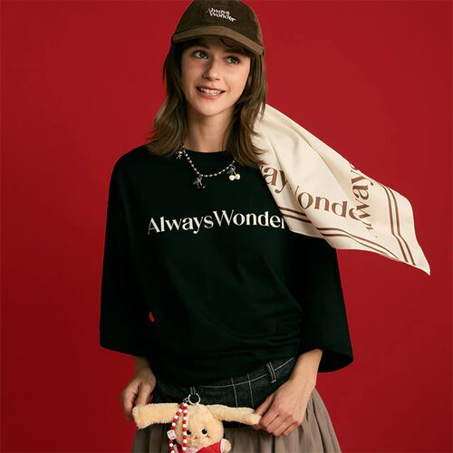 AW泰国邝玲玲AlwaysWonder linglingkwong个人品牌 奶油色方巾