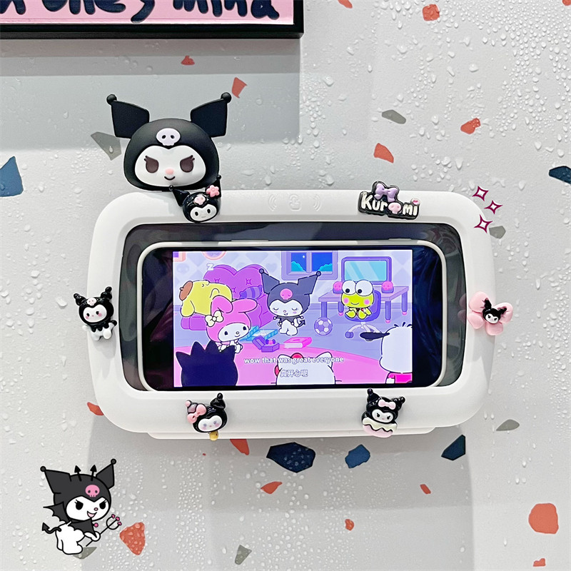 库洛米浴室防水手机盒懒人支架可旋转可调节洗澡追剧神器2024新款,家庭/个人清洁工具,浴室角架/置物架,淘宝优惠券,粉丝福利购,淘宝优惠卷