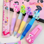 小马宝莉铅笔自动hb小学生无毒不易断高颜值女孩矫正握姿可爱卡通