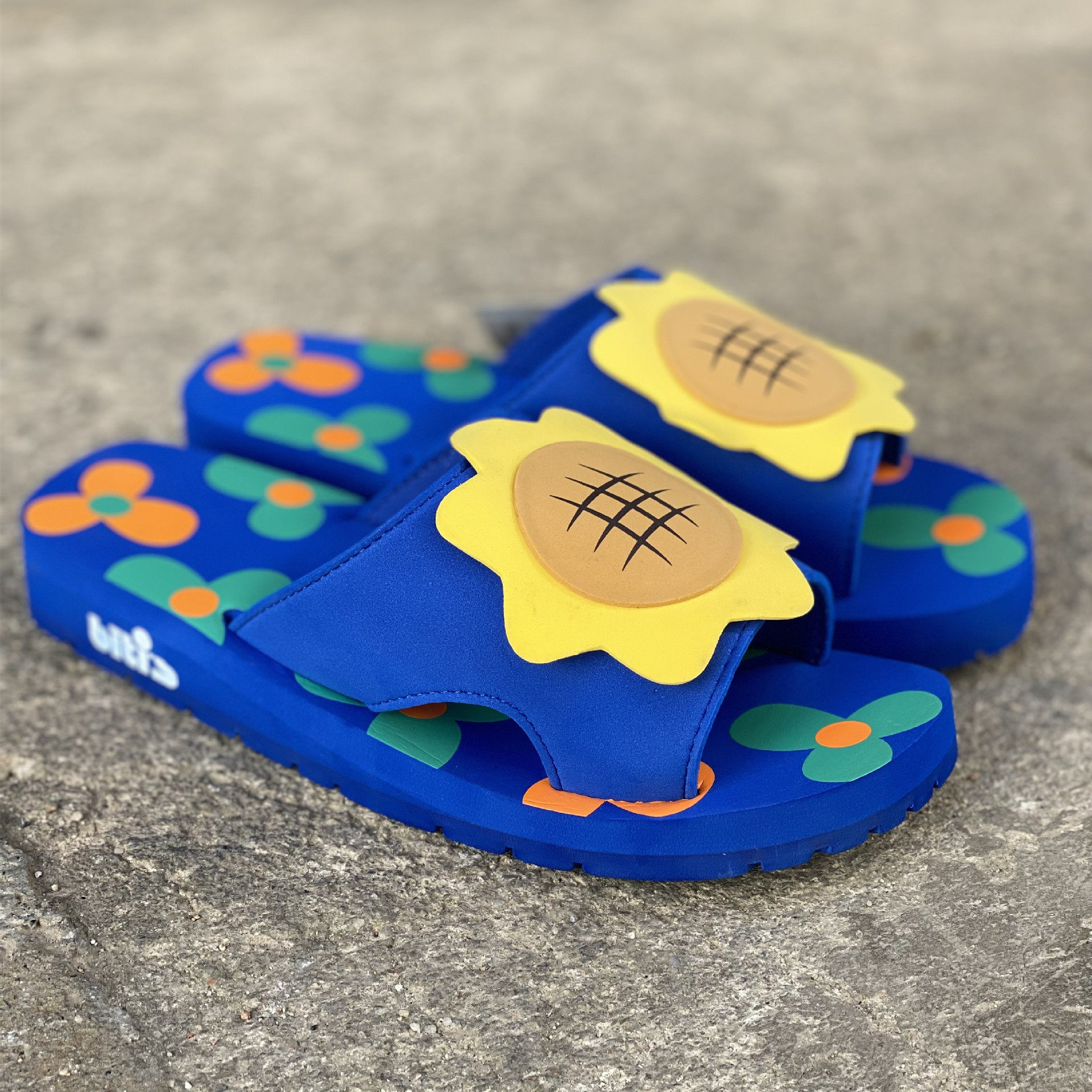 橡胶经典款越南原装进口正品平仙bitis女士一字拖向日葵套脚拖鞋