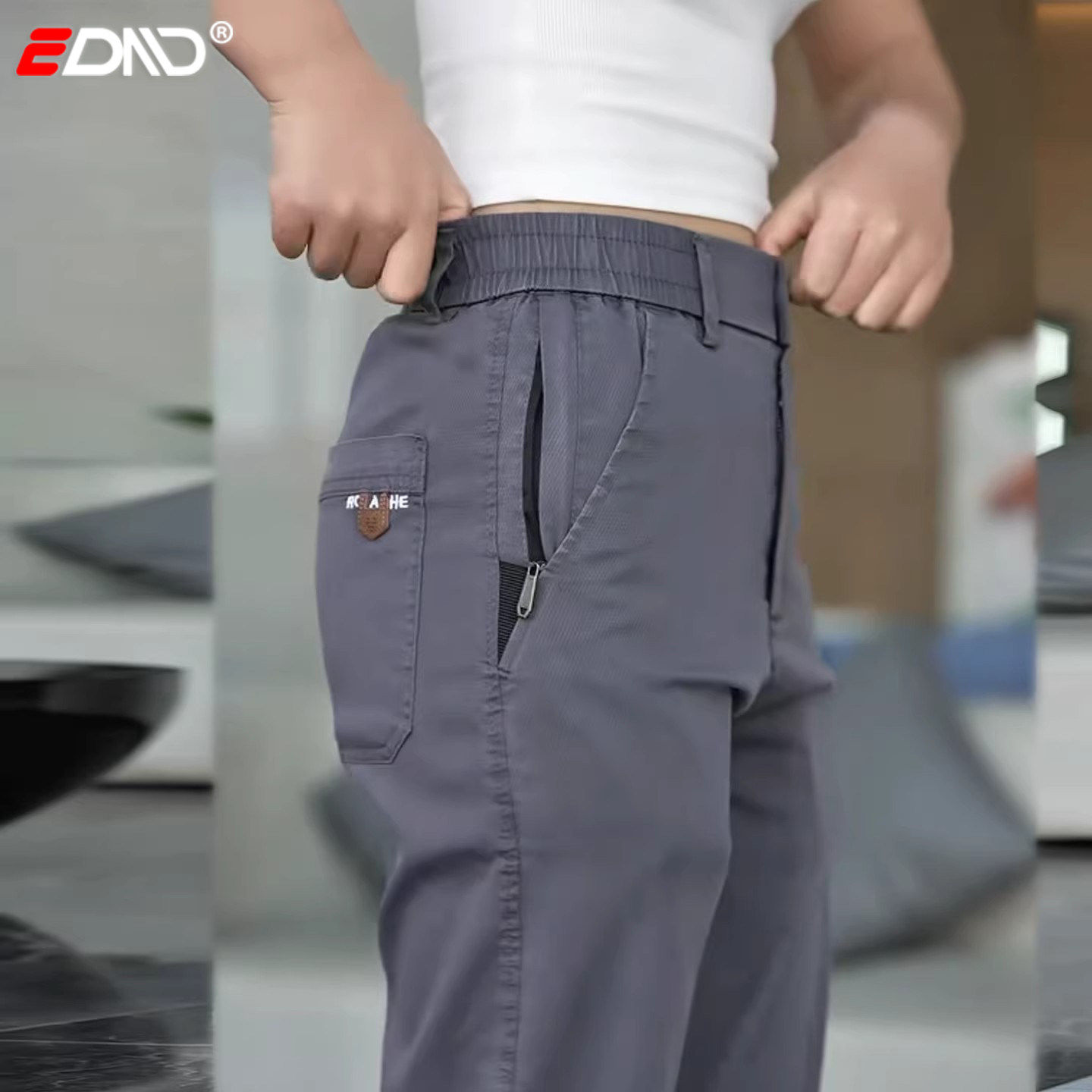 天丝莱赛尔直筒男士休闲裤2026新款夏季薄款男裤潮流运动裤子男款