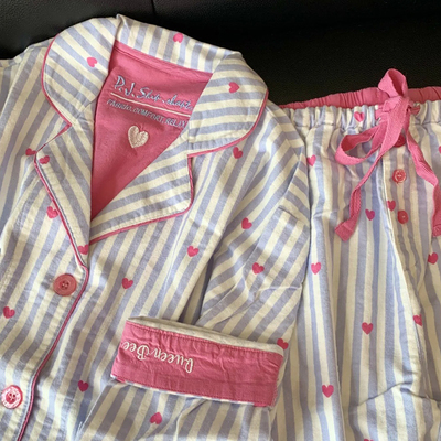 LISA纯棉磨毛睡衣女款2025新款春秋季可外穿秋冬款长袖家居服套装