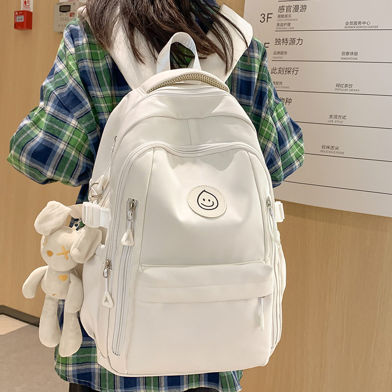 日本进口2025新款高中书包女小学生女生中学生大容量撞色双肩包男