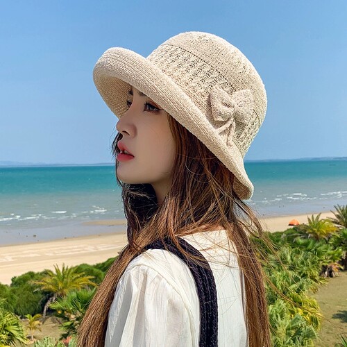 帽子女款2026新款女士礼帽夏季时尚洋气好看女帽百搭太阳帽防晒帽