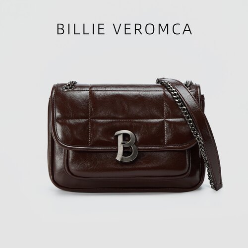 Billie Veromca旗舰店2023新款井格流浪包高级感女包复古链条包