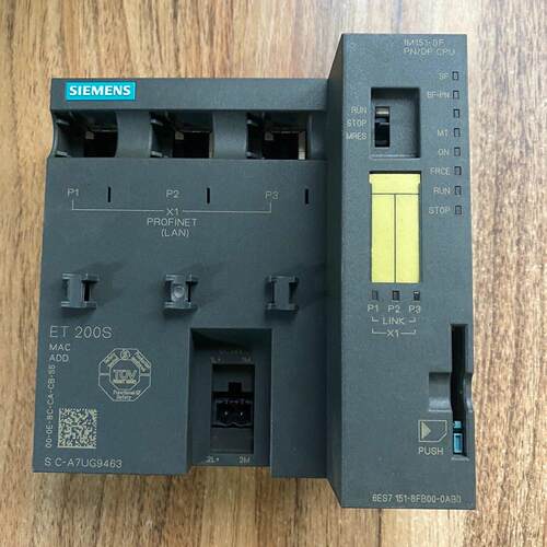 议价6ES7 151-8FB00-0ABD ET200S PN/DP CPU工业控制模块维修