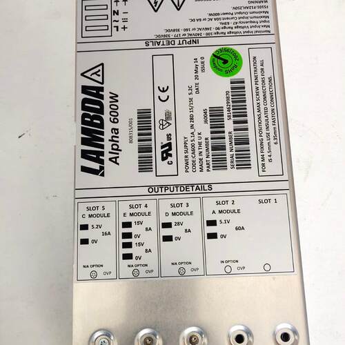 议价J6004 开关电源模块 LAMBDA Alpha 600W维修