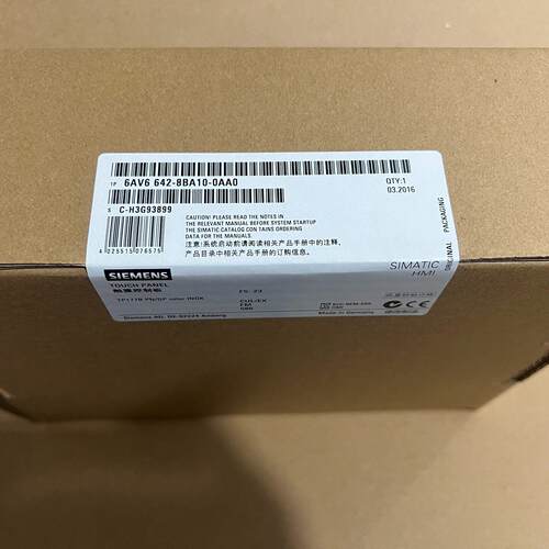 议价6AV6642-8BA10-0AA0 触摸控制板 HMI 工控自动化配件维修
