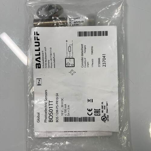 议价BOS01TT BOS 12M-PS-PR10-S4 光电传感器 工控配件维修