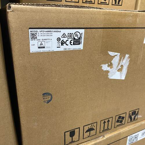 议价VFD1A6MS21ANSAA 台达变频器 0.2KW 工控自动化配件维修