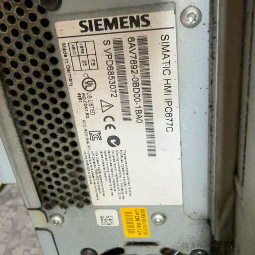 议价6AV7892-0BD00-1BA0 IPC677C 工控触控屏 工业自动化配件维修