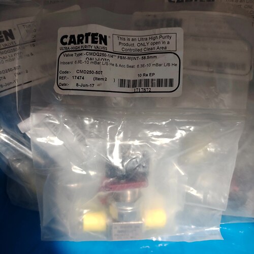 议价CMDQ250-1/4 CARTEN手动隔膜阀 超高纯度工业阀门维修