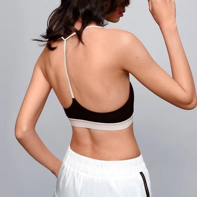 瑜伽内衣文胸性感大露背美背高弹力透气训练运动健身服吊带bra女