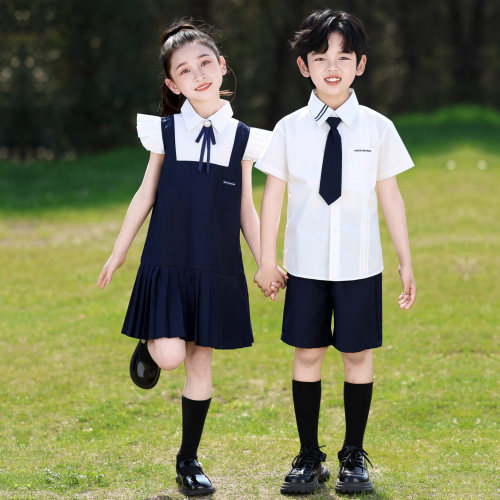 英伦风六一节合唱演出服毕业服