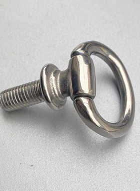 不锈钢钩 马车挽具配件马具五金M10螺栓吊环