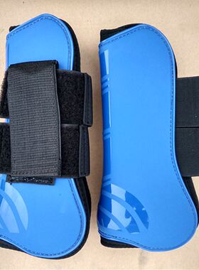 PU马护腿 马术用品 红色 黑色 前后加厚潜水布内垫马绑腿