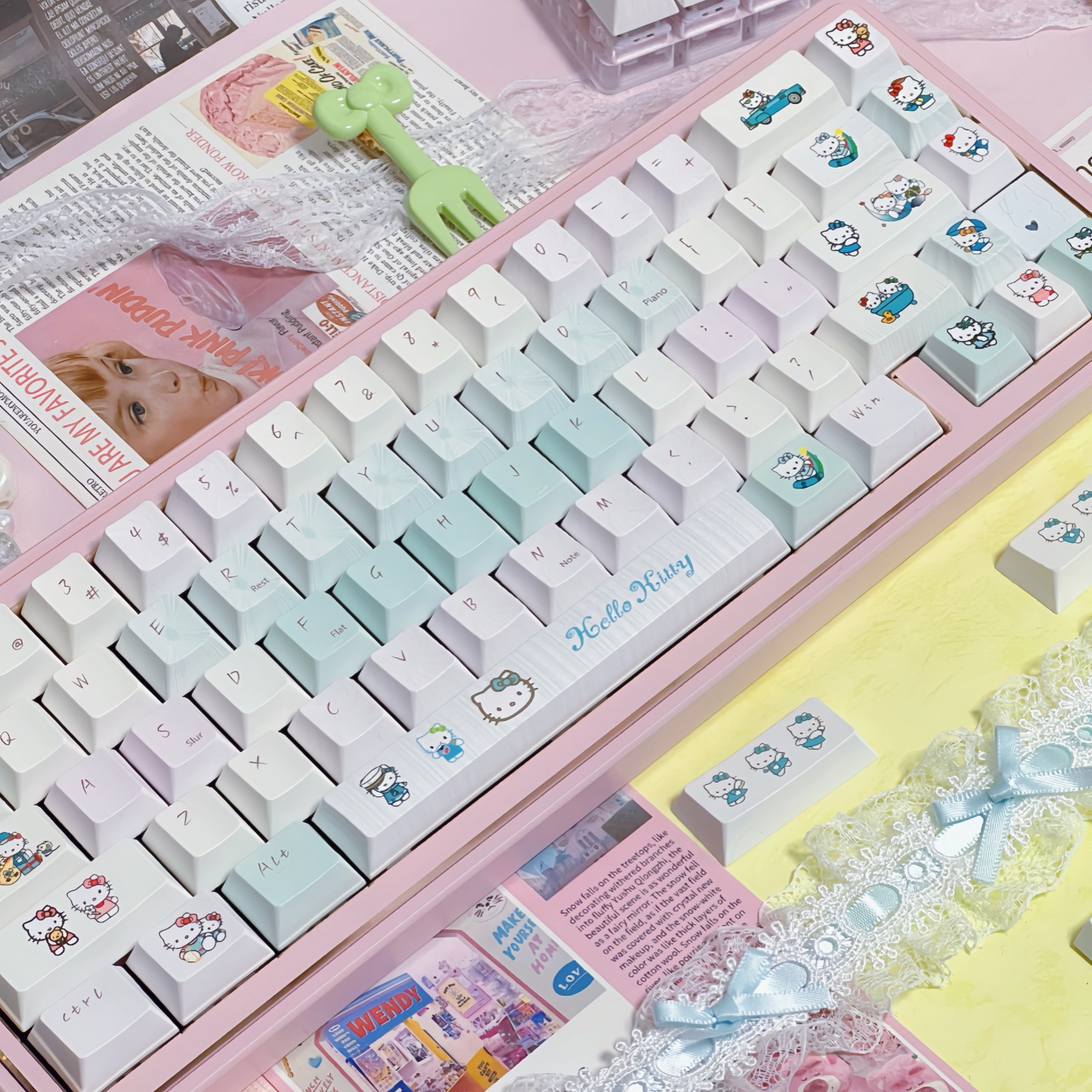 HelloKitty猫键帽新原厂