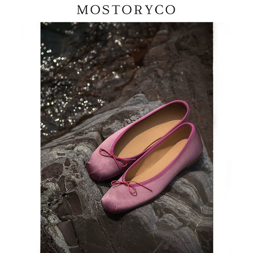 芭蕾舞鞋植物水染38姆真丝材质