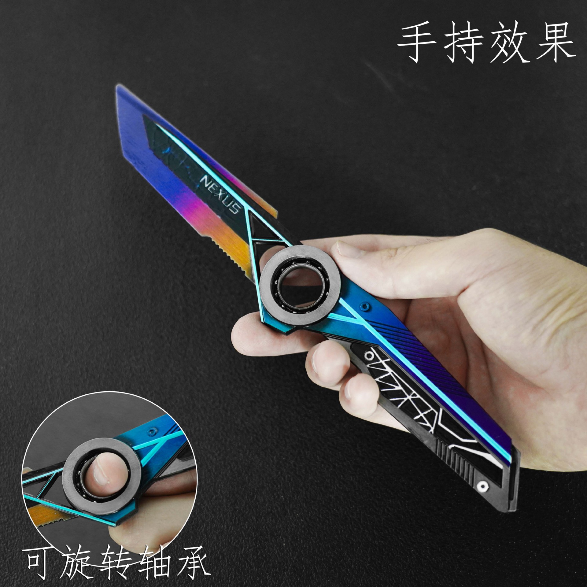 三角洲行动周边 现货S11新刀重塑合金游戏模型不开刃玩具小刀收藏