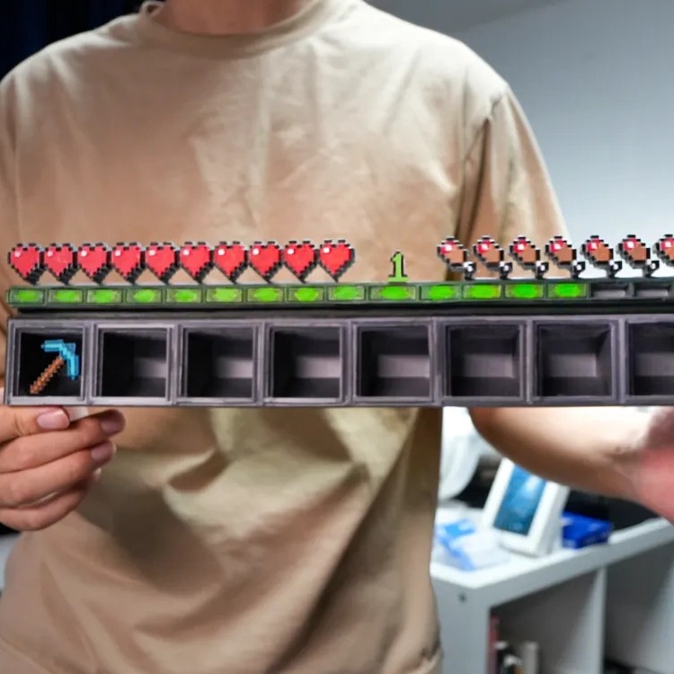 我的世界物品栏收纳3D打印