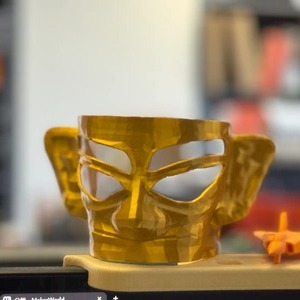 定制三星堆黄金面具3D打印