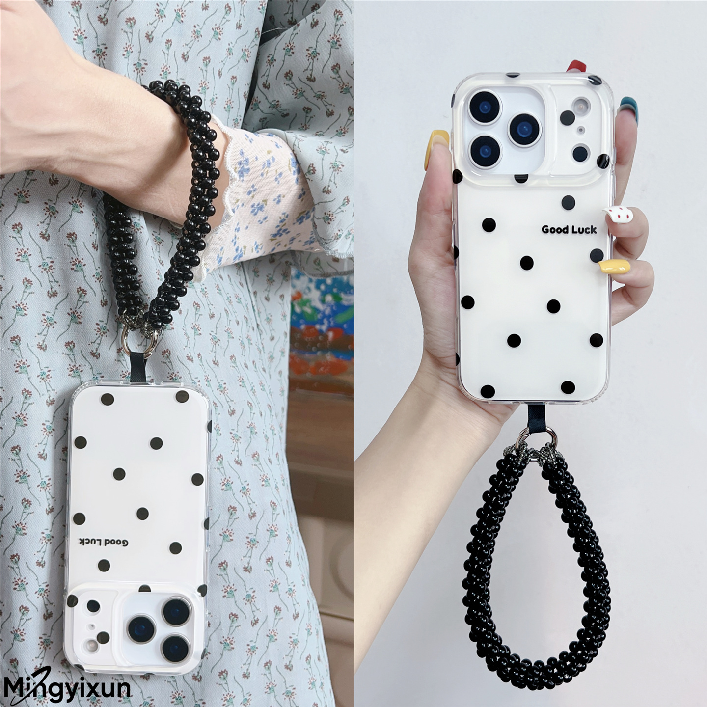 ins手腕挂绳防摔苹果手机壳