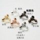 厂家直销有吊螺丝无耳洞耳夹隐形耳环夹DIY饰品配件满100元 包邮