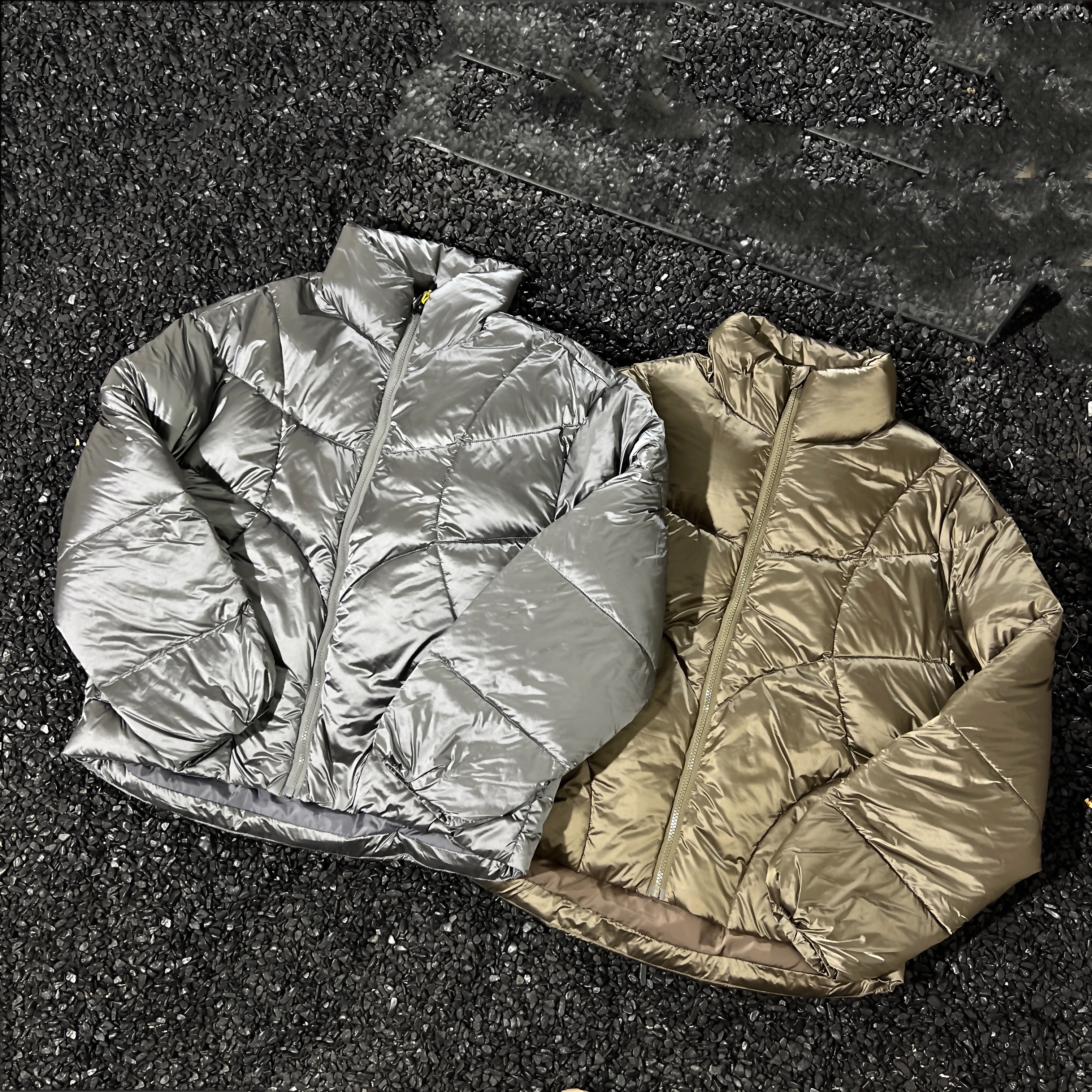 日系Fppev轻量化保暖羽绒服男女户外防水90绒金属尼龙外套加厚