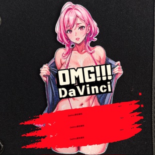 魔术贴 DaVinciPins限量100 刺绣徽章 girl 士气章 bikini