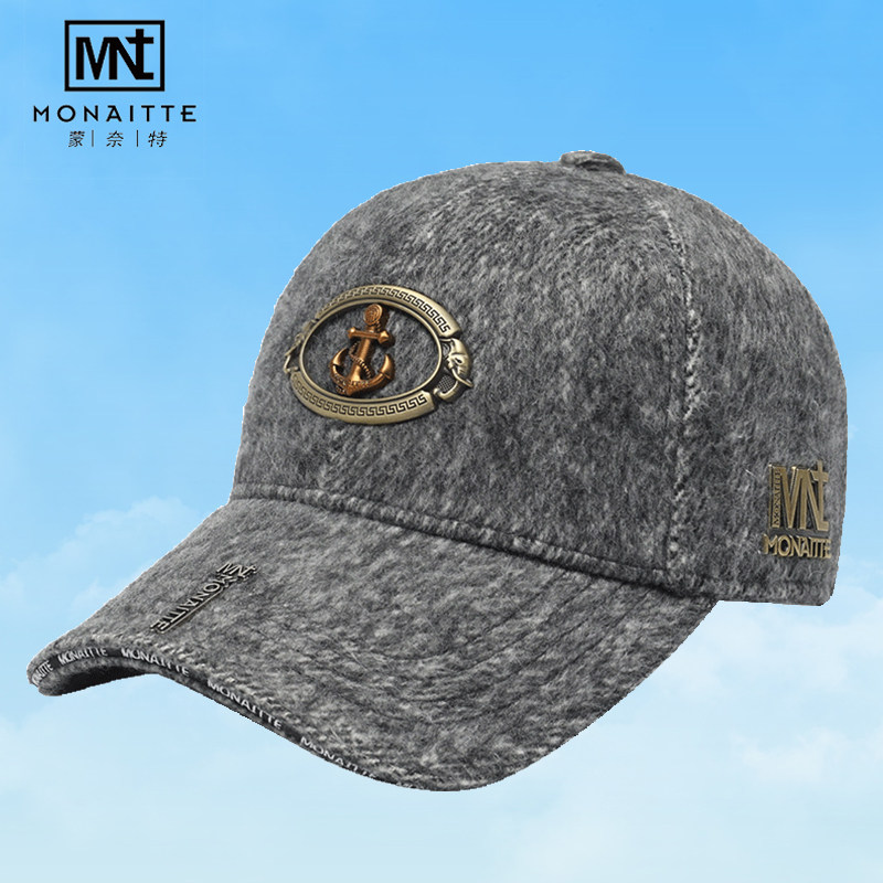 高档帽子男2025秋冬新款加绒加厚保暖棒球帽显脸小防寒鸭舌帽女