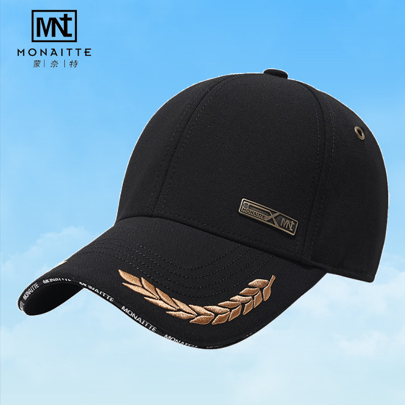 高档帽子男春秋新款潮牌时尚鸭舌帽户外旅游休闲百搭防晒棒球帽女