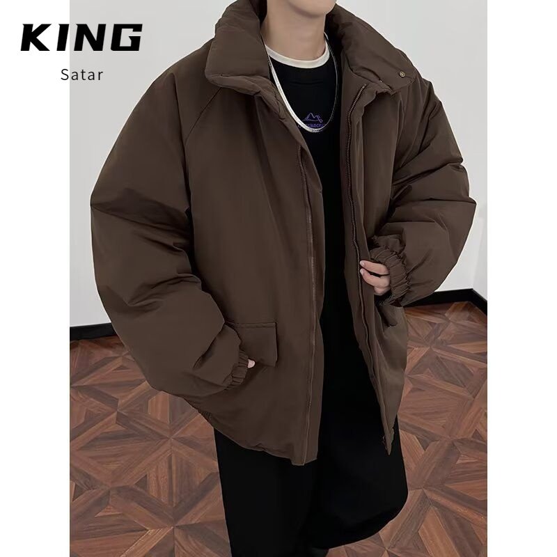 2025新款冬季棉服棉衣男生加厚保暖面包服运动休闲潮牌帅气外套