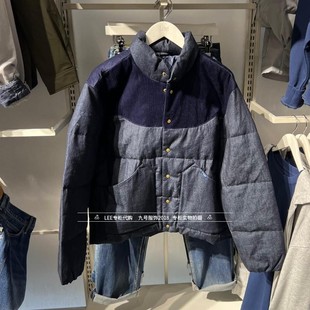 898L00 拼接牛仔羽绒服LMT0110165FQ00F Lee正2025秋冬男士 101