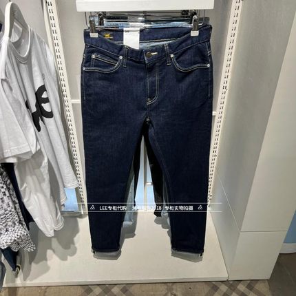 Lee正品2025新款男士709原色小脚牛仔裤 LMB100709201717-898L00