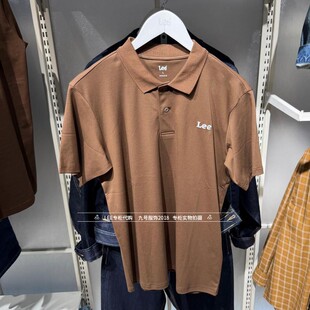 Lee正品 2026新款男士logo绣标短袖POLO衫LMT011956207754-A09727